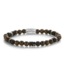 Rebel & Rose Variations Brown Forest - 6mm Perlenarmband L