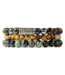 Rebel & Rose Green Rocks - 8mm Perlenarmband L