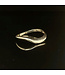 Geelgouden ring maat 17