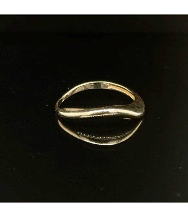 Geelgouden ring maat 17