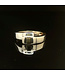 Bicolor ring maat 17