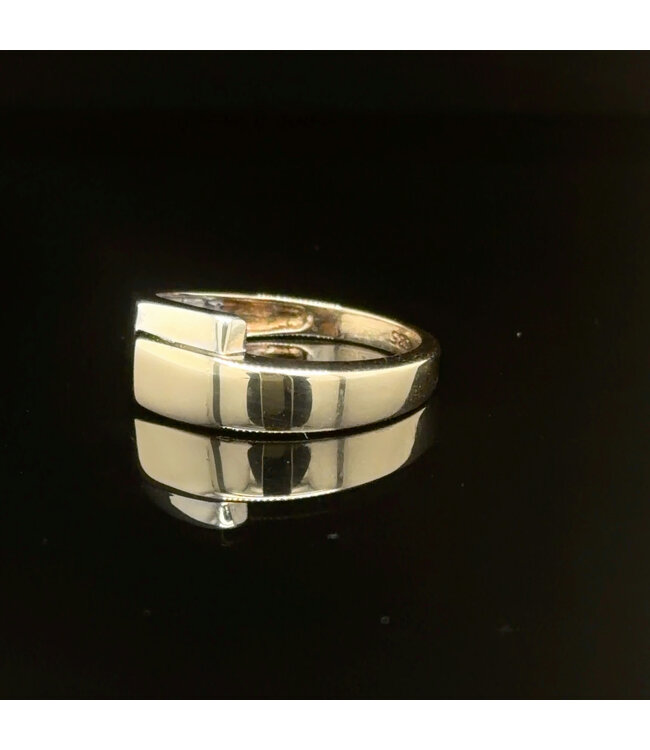 Bicolor ring maat 17