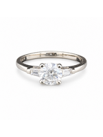 Occasions Witgouden ring met zirkonia maat 17