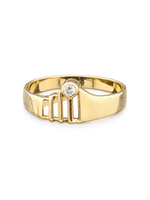 Occasions Geelgouden ring met zirkonia maat 16,5