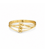 Geelgouden fantasiering maat 17