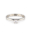 Witgouden ring met diamant maat 16,5