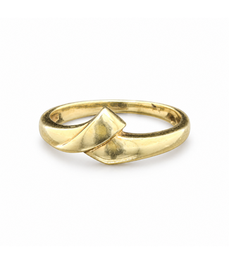 Geelgouden fantasiering maat 17 1/4