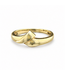 Geelgouden fantasiering maat 17 1/4
