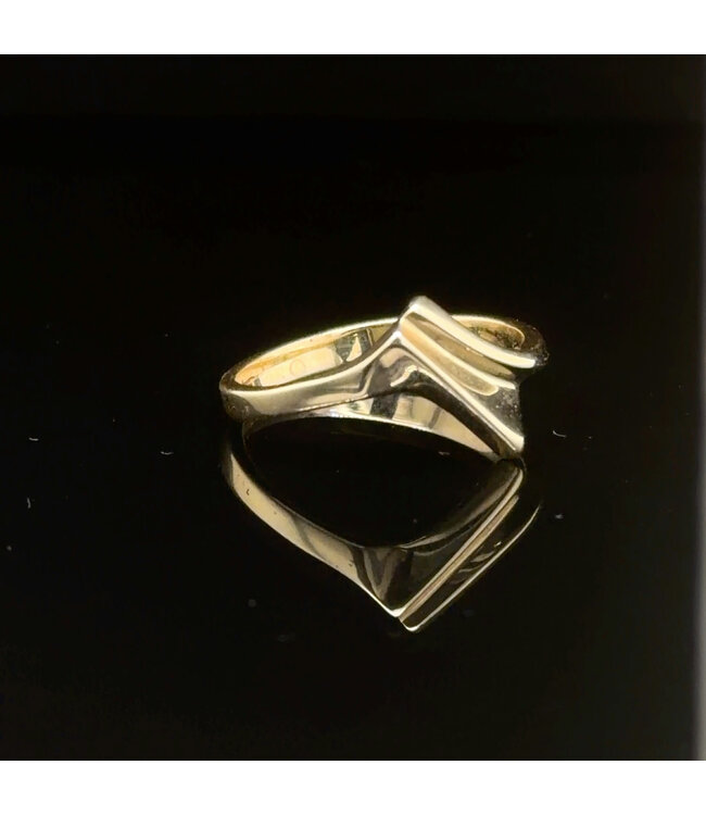 Geelgouden ring maat 16,75