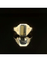 Occasions Geelgouden zegelring maat 16