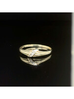 Occasions Geelgouden ring met zirkonia maat 17