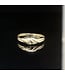 Geelgouden fantasiering maat 16,5