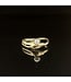 Geelgouden ring maat 14