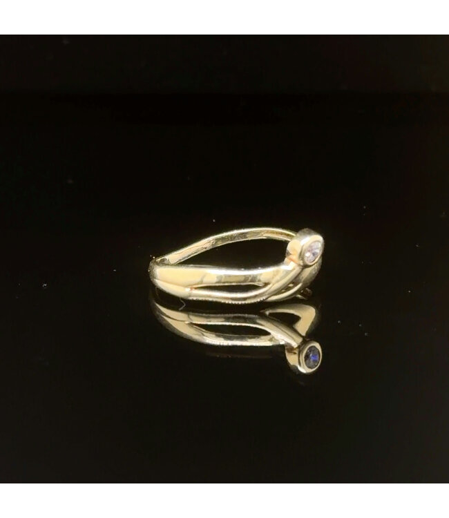 Geelgouden ring maat 14