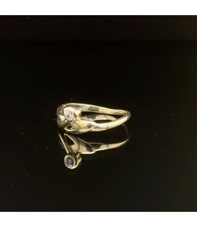 Geelgouden ring maat 14