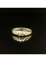 Occasions Geelgouden ring met diamant maat 17
