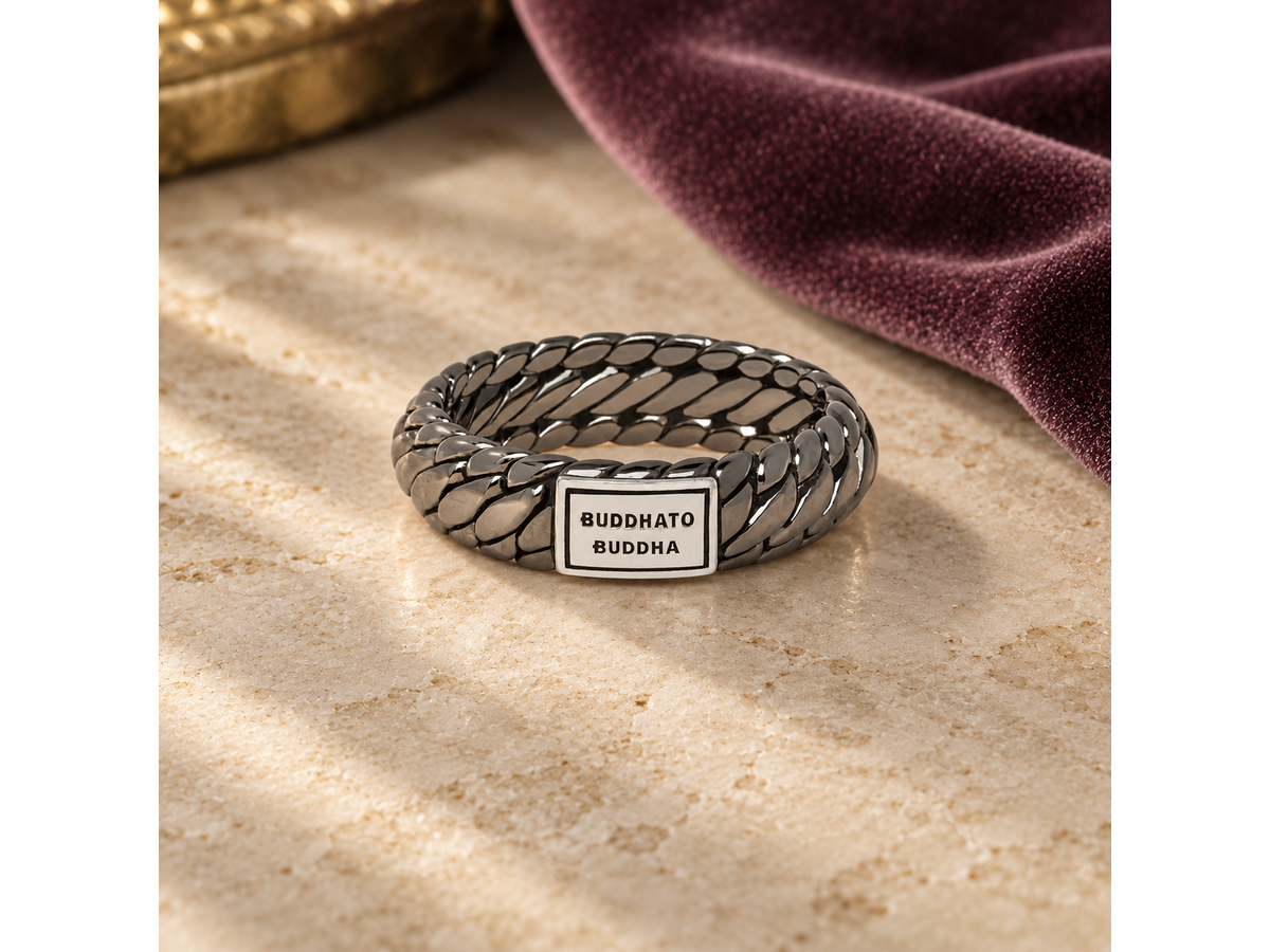 Buddha to Buddha black rhodium sieraden