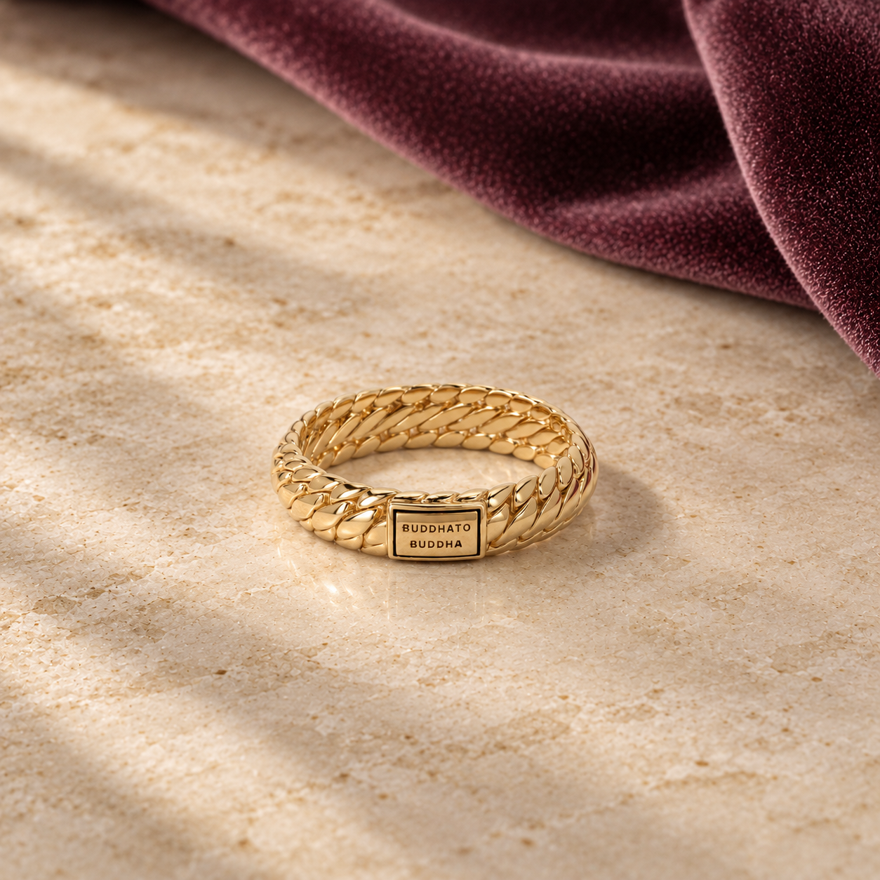 Shop Buddha to Buddha gold plated rings at Juwelier De Vaal