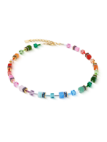 Coeur de Lion COEUR DE LION GeoCUBE® Iconic Precious Halskette Rainbow 4905/10-1520