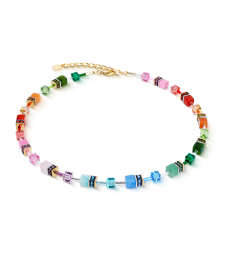 COEUR DE LION GeoCUBE® Iconic Precious collier Rainbow 4905/10-1520