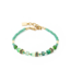 COEUR DE LION Mini Cubes armband groen 4565/30-0500