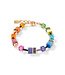 COEUR DE LION GeoCUBE® armband Rainbow goudkleurig 2838/30-1573