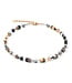 COEUR DE LION GeoCUBE® necklace grey-gold-coloured 2839/10-1216