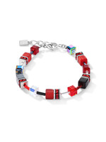 Coeur de Lion COEUR DE LION GeoCUBE® Armband rot-hämatit 4014/30-0312