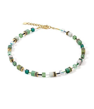 COEUR DE LION GeoCUBE® Iconic Precious necklace green 4905/10-0500