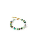 Coeur de Lion COEUR DE LION GeoCUBE® Iconic Precious armband groen 4905/30-0500