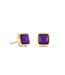 COEUR DE LION Birthstone Februar Ohrstecker Sugilith 1301/21-0800