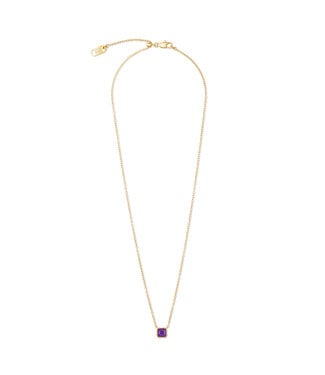 COEUR DE LION Birthstone februari collier sugiliet 1301/10-0800
