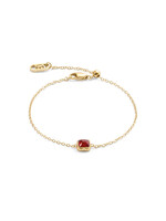 Coeur de Lion COEUR DE LION Birthstone Januar Armband roter Achat 1301/30-0300