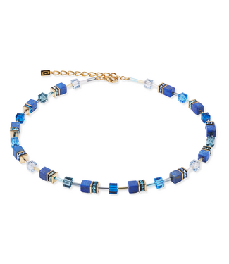 COEUR DE LION GeoCUBE® Iconic Precious necklace blue 4905/10-0700