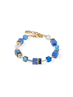 Coeur de Lion COEUR DE LION GeoCUBE® Iconic Precious armband blauw 4905/30-0700