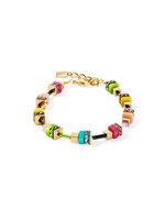 Coeur de Lion COEUR DE LION Boho Sunset Cube armband rainbow 4413/30-1516