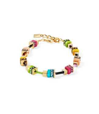 COEUR DE LION Boho Sunset Cube bracelet rainbow 4413/30-1516
