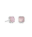 COEUR DE LION Birthstone October stud earrings rose quartz silver-coloured 1300/21-1920