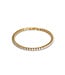 COEUR DE LION Tennisarmband goudkleurig kristal 0600/30-1816