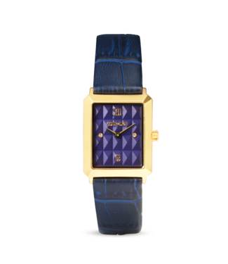 COEUR DE LION Iconic Spikes watch Midnight Blue Gold 7672/71-0716