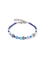 Coeur de Lion COEUR DE LION Mini Cubes bracelet blue 4565/30-0700