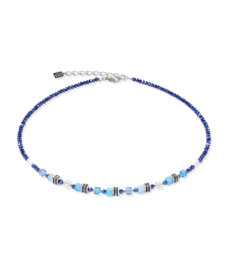 COEUR DE LION Mini Cubes necklace blue 4565/10-0700