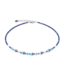 COEUR DE LION Mini Cubes necklace blue 4565/10-0700