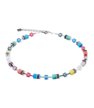 COEUR DE LION GeoCUBE® Iconic Halskette Magic silberfarben 2838/10-1517