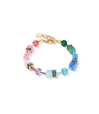 COEUR DE LION GeoCUBE® Iconic Precious bracelet Rainbow 4905/30-1520