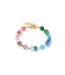 COEUR DE LION GeoCUBE® Iconic Precious armband Rainbow 4905/30-1520