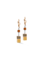Coeur de Lion COEUR DE LION GeoCUBE® Iconic earrings Mocha Mousse 2838/20-1100