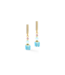 COEUR DE LION Cube Aura oorbellen pastel goudkleurig 2104/21-1576