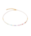 COEUR DE LION Princess Pearls collier goudkleurig rainbow 6022/10-1500