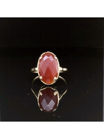 Occasions Vintage geelgouden ring 14 karaat maat 18,5